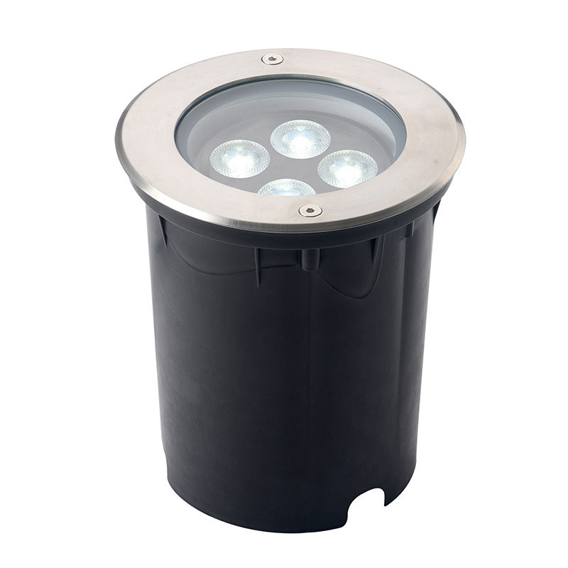 Aplique LED Empotrable Circular GENOVA WW IP67 15º basculante