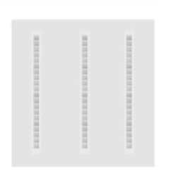 [P700CCT] TRI PANEL LED P700CCT 60x60 40W CRI>80 UGR<16